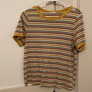 Roolee yellow stripe shirt